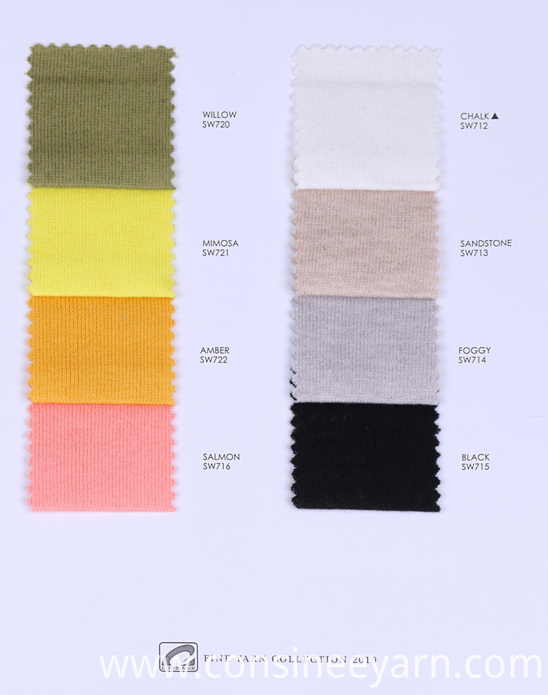 ბამბის ქაშმირის ძაფები Cotton Cashmere Yarns